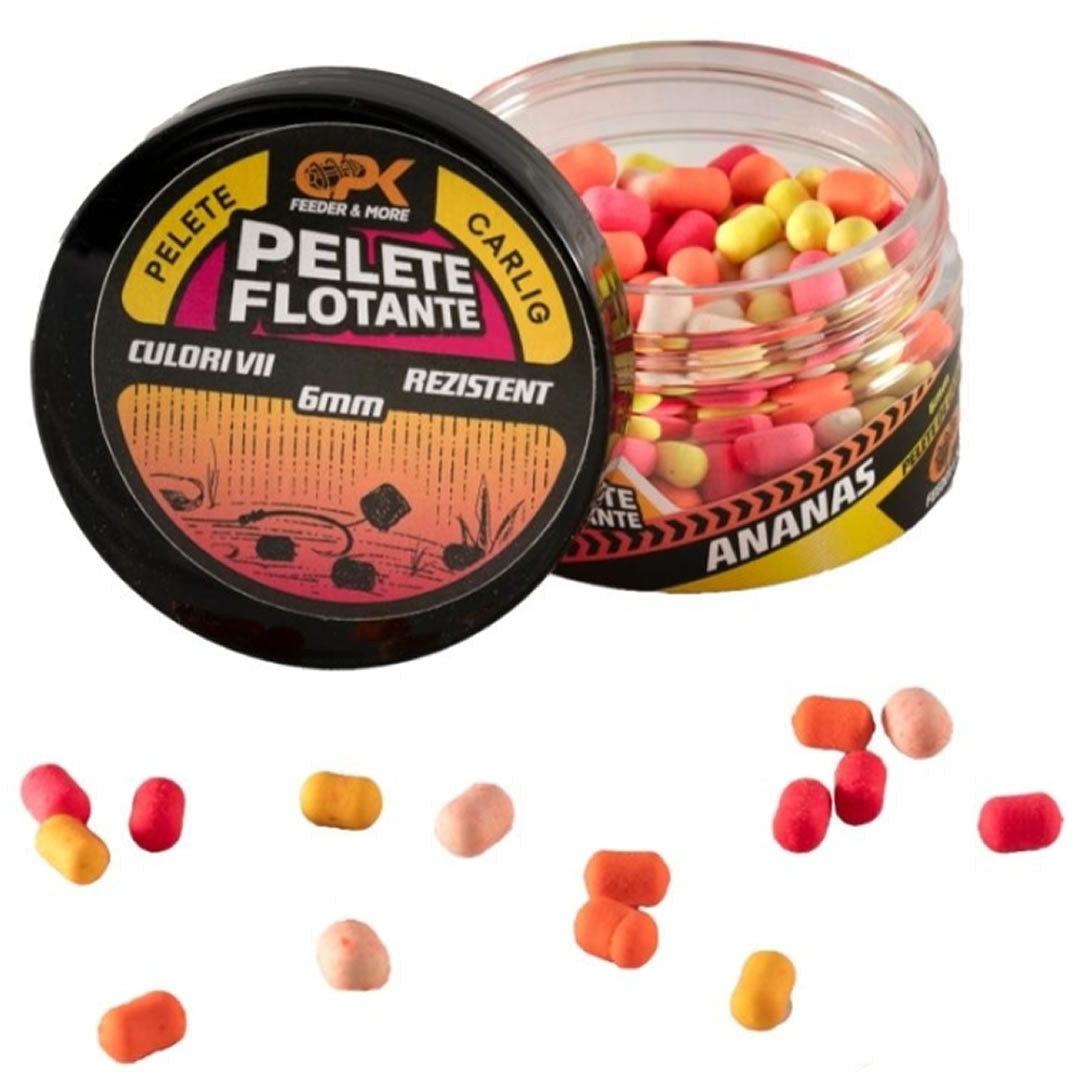 Pelete Flotante Feeder CPK Ananas, 6mm, 20g
