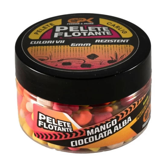 Pelete Flotante Feeder CPK Mango &amp; Ciocolata Alba 6 mm 20g
