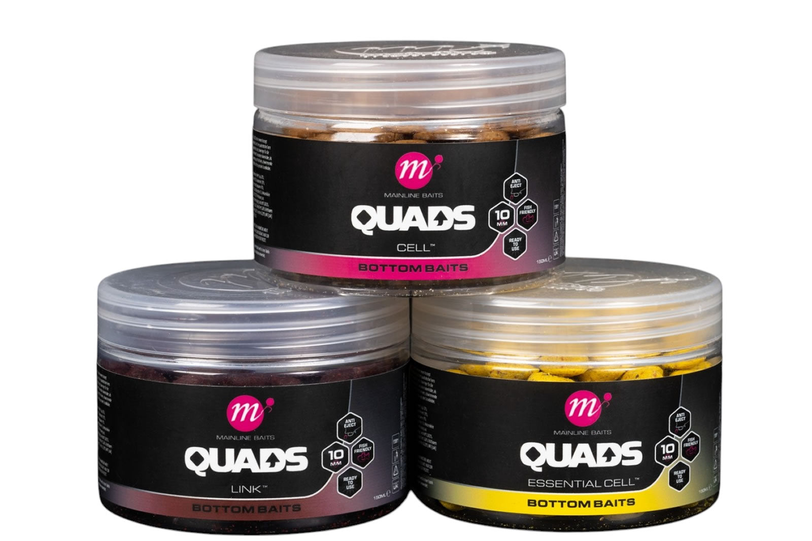 Pelete Flotante MAINLINE Quads, Cell, 10mm, 150ml