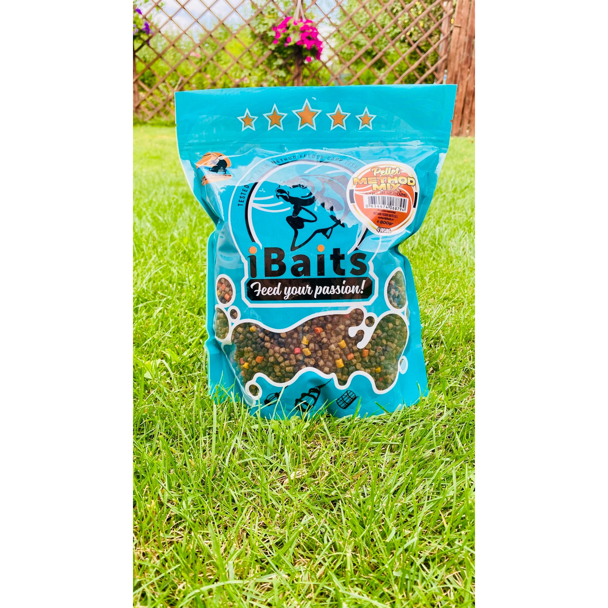 Pelete IBAITS Method Mix, 4mm, 800g