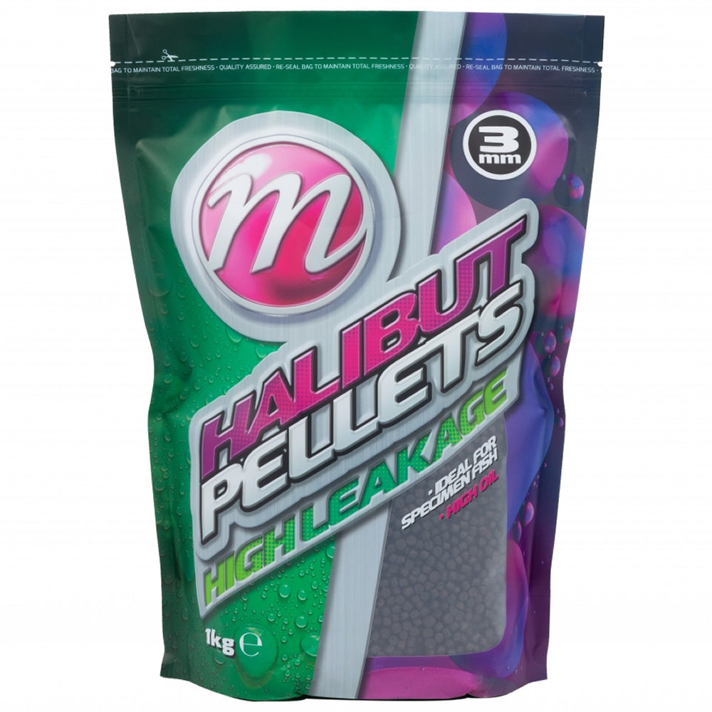 Pelete Mainline Match Activated Hallibut, 3mm, 1kg/punga