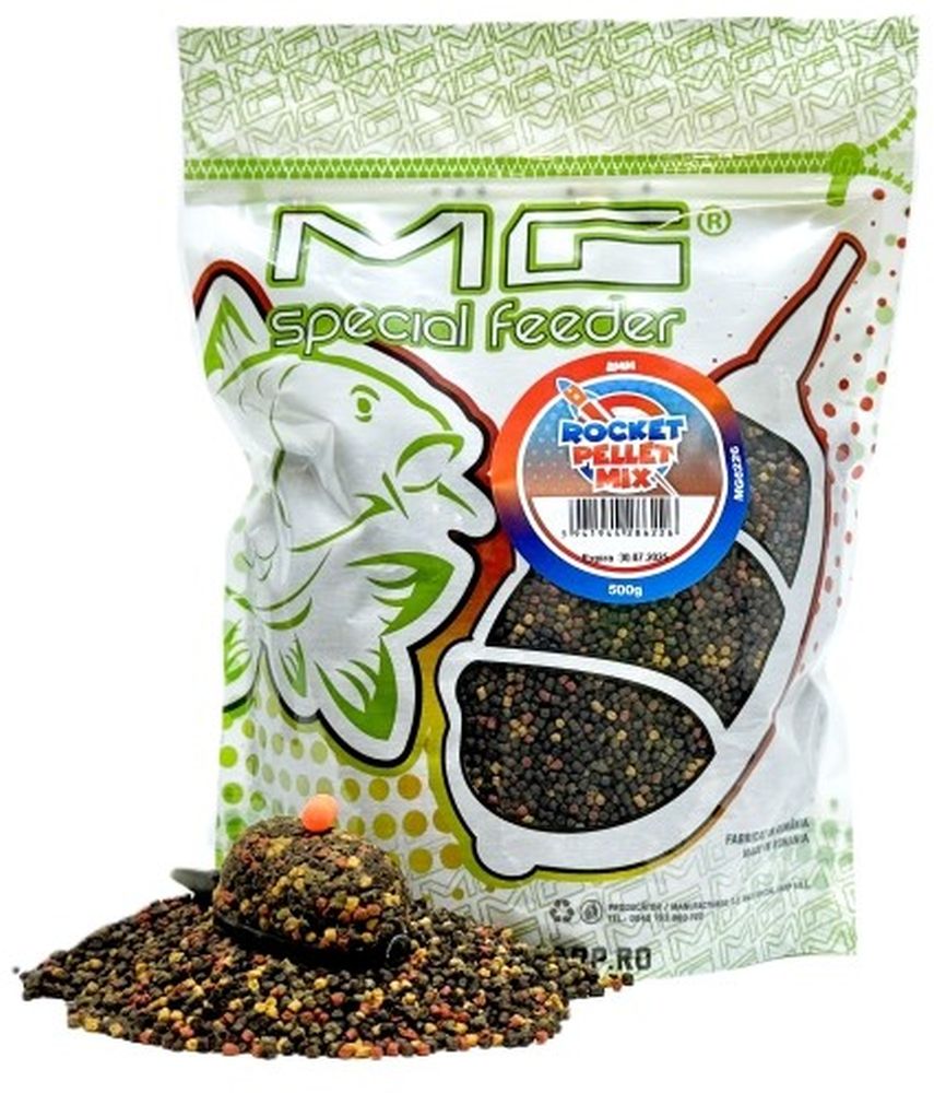 Pelete Mg Feeder Rocket, 2mm, 500g/pac