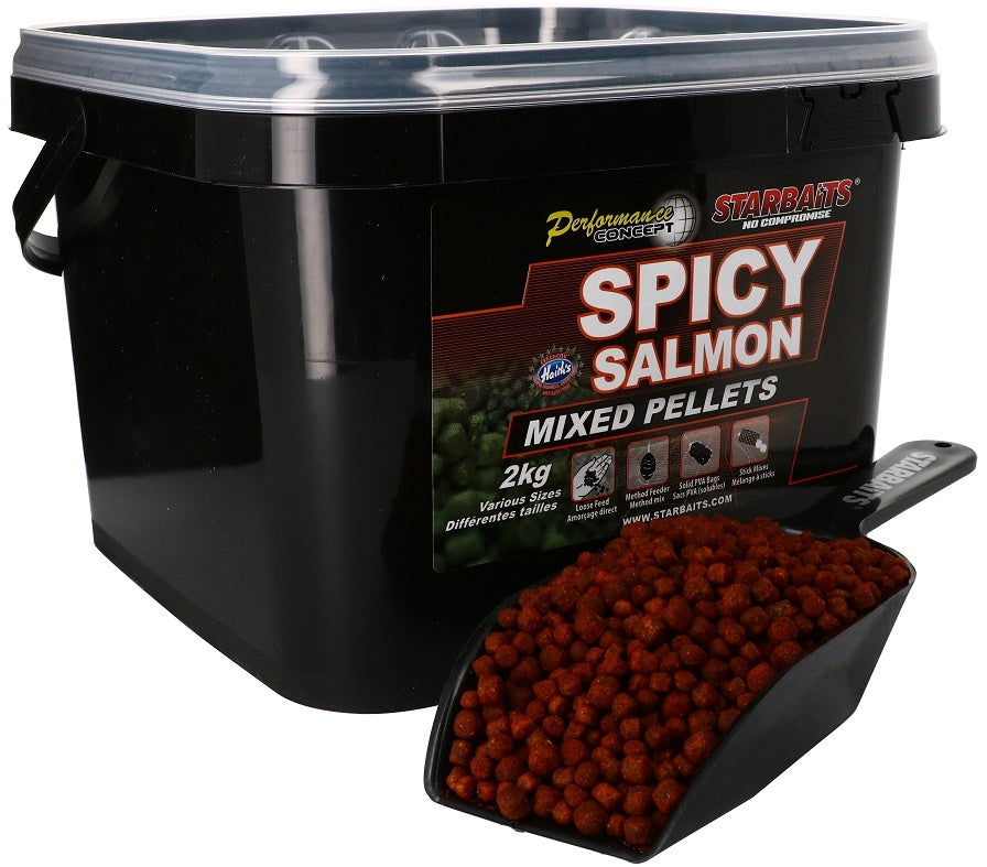 Pelete STARBATIS Mixed, Spicy Salmon, 2kg