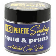 Pelete Solubile Addicted Carp Baits Sinking Dumbell, Squid &amp; Pruna, 10 mm 