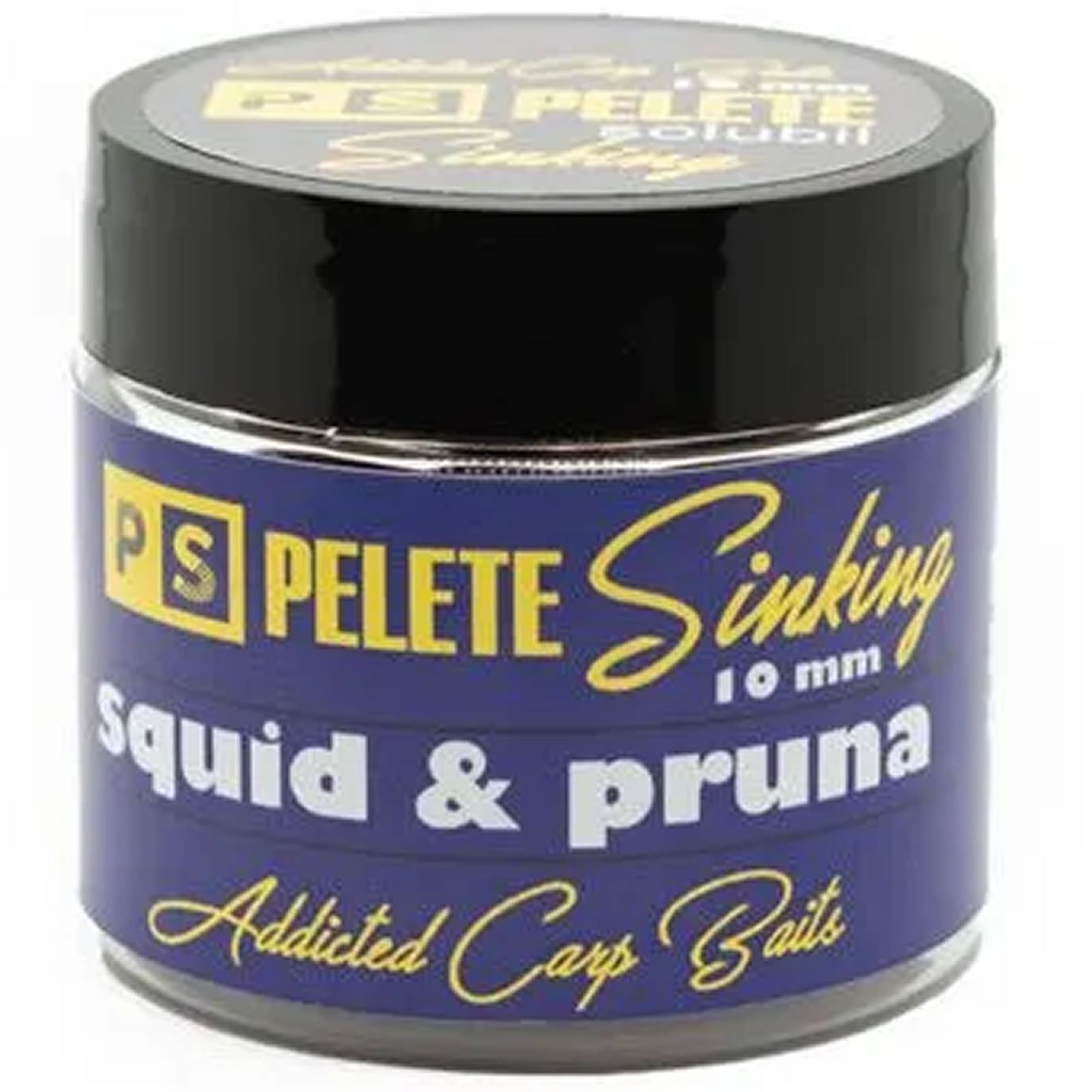 Pelete Solubile Addicted Carp Baits Sinking Dumbell, Squid &amp; Pruna, 10 mm 
