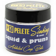 Pelete Solubile Addicted Carp Baits Sinking Dumbell, Squid &amp; Pruna, 8mm 