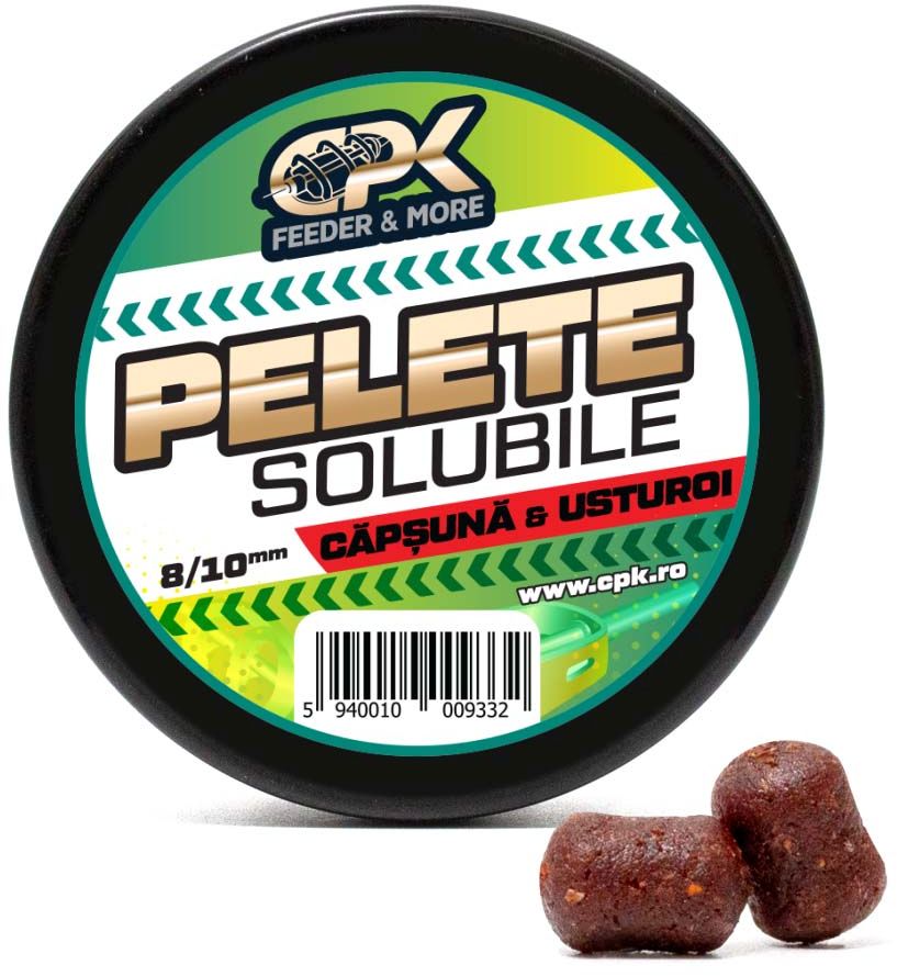 Pelete Solubile CPK Feeder, Capsuna-Usturoi, 8-10mm