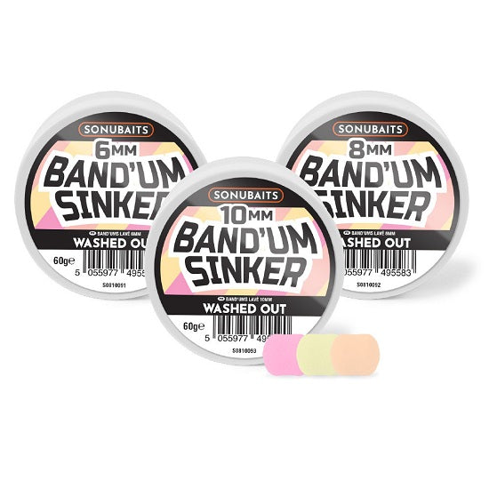 Pelete Sonubait Band'Um Sinkers Washed Out 6mm 60g