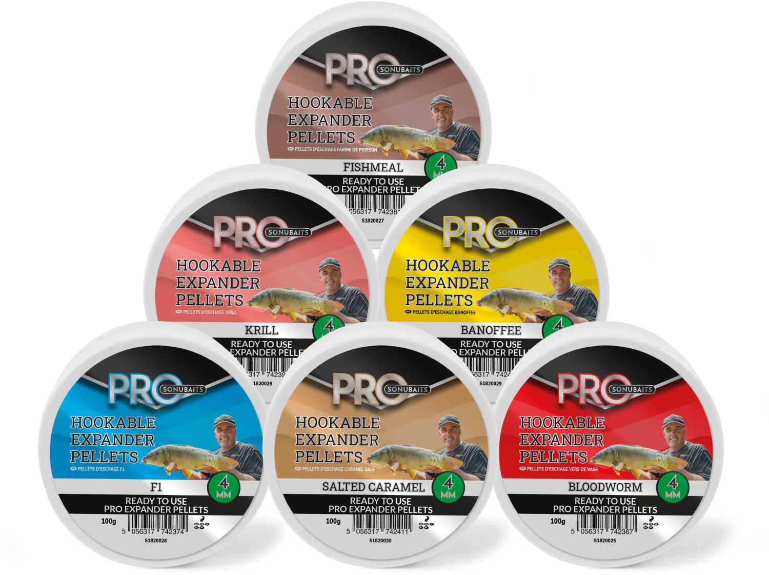 Pelete Sonubaits Hookable Expander Pellets, Banoffee, 4mm, 100g
