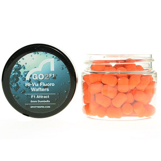 Pelete Spotted Fin GO2 Hi-Viz Fluoro Wafter F1 Pellet 8mm 