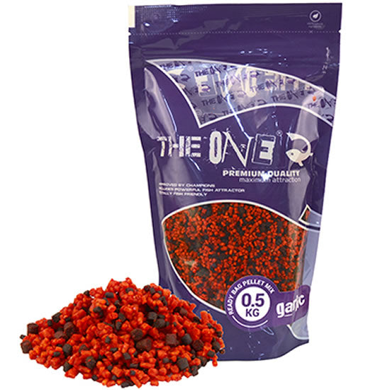 Pelete THE ONE Ready Bag Pellet Mix, Purple Garlic, 500g