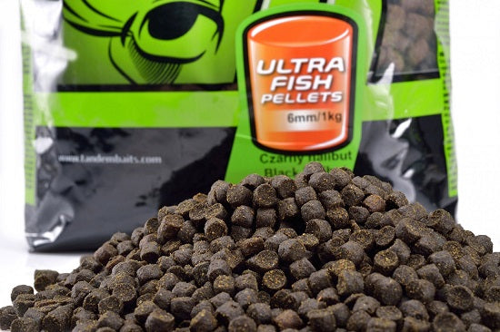 Pelete Tandem Baits Carp Food Ultra Fish Black Halibut 1kg