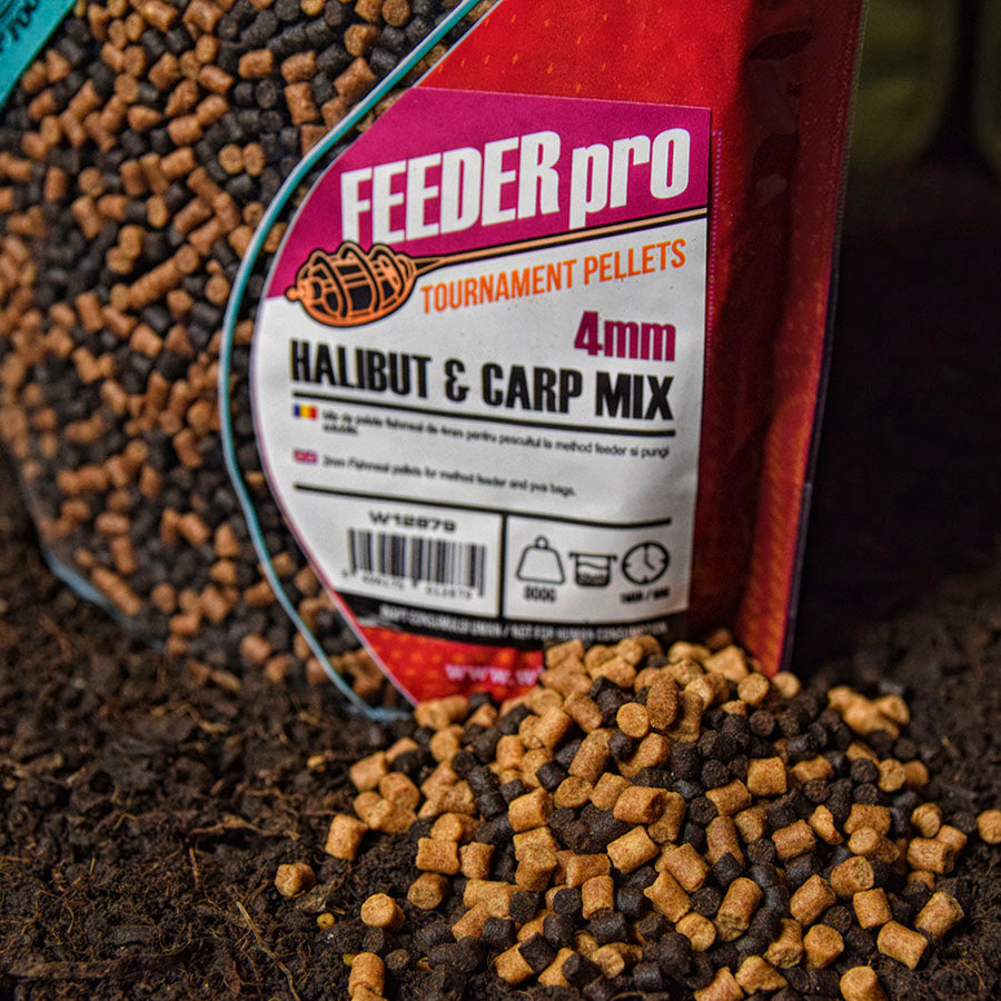 Pelete WLC, Halibut Crap Mix, 4mm, 800g