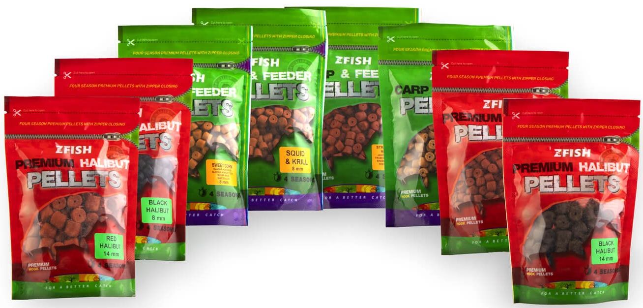Pelete Zfish Carp &amp; Feeder Hook Pellets, Sweet Corn, 8mm, 200g