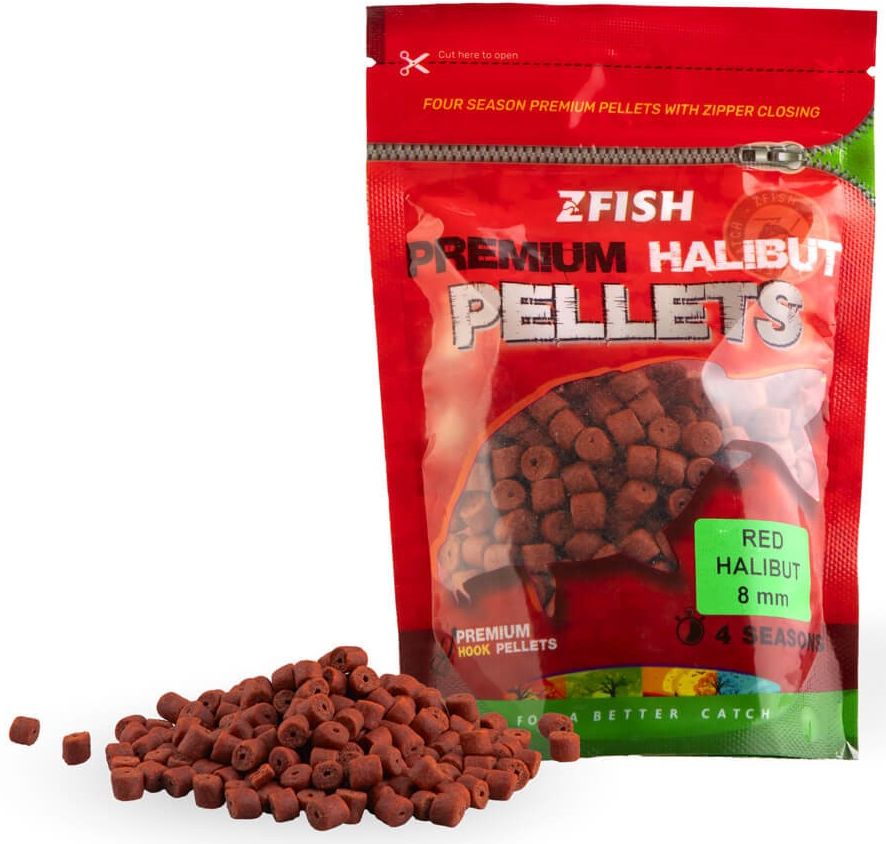 Pelete Zfish Premium Halibut Hook Pellets Red Halibut 200g