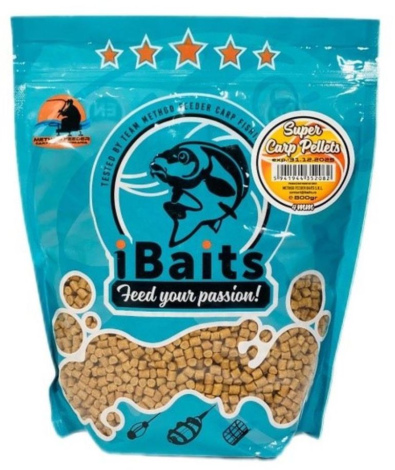 Pelete iBaits Super Carp, 4mm, 800g