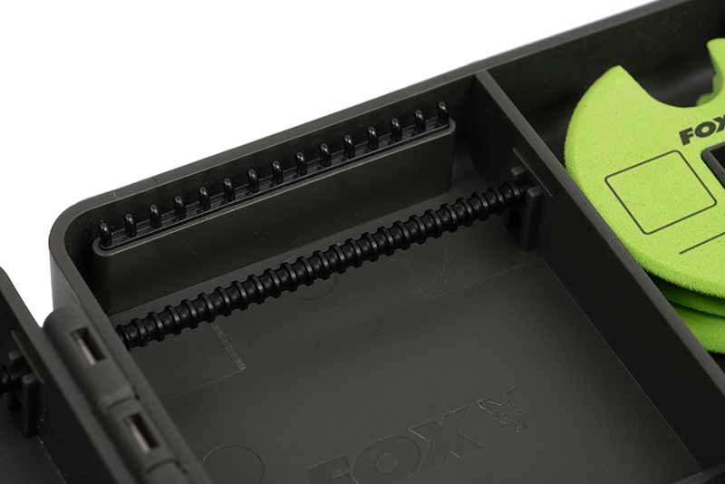 Penar Fox Edges Large Rig And Disc Box, 50 Pin, 7 Discs, 35.5x13x3.5cm 