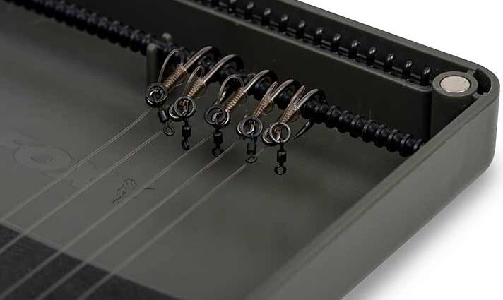 Penar Fox Edges Large Rig And Disc Box, 50 Pin, 7 Discs, 35.5x13x3.5cm 