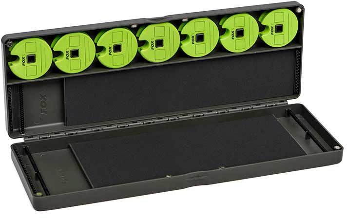 Penar Fox Edges Large Rig And Disc Box, 50 Pin, 7 Discs, 35.5x13x3.5cm 