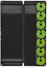Penar Fox Edges Large Rig And Disc Box, 50 Pin, 7 Discs, 35.5x13x3.5cm 