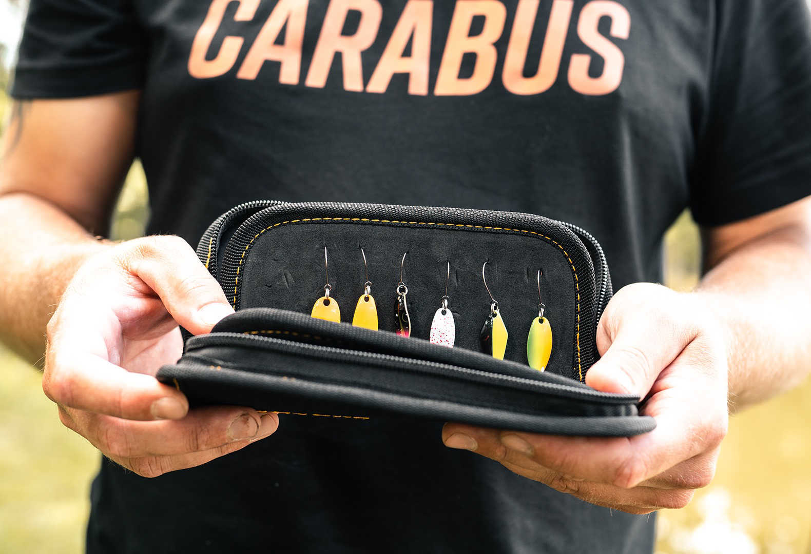 Penar Naluci Abu Garcia Carabus Lure Wallet, Black, 20x10x3cm
