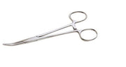 Pensa Curbata Foarfeca ZFISH Pean Curved Forceps, 15cm, Argintie