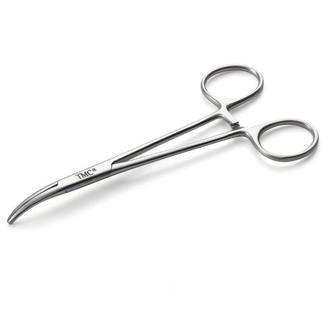 Penseta Tiemco 13cm Curved Silver