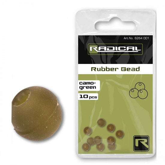 Perle Radical Rubber Bead 10buc/plic