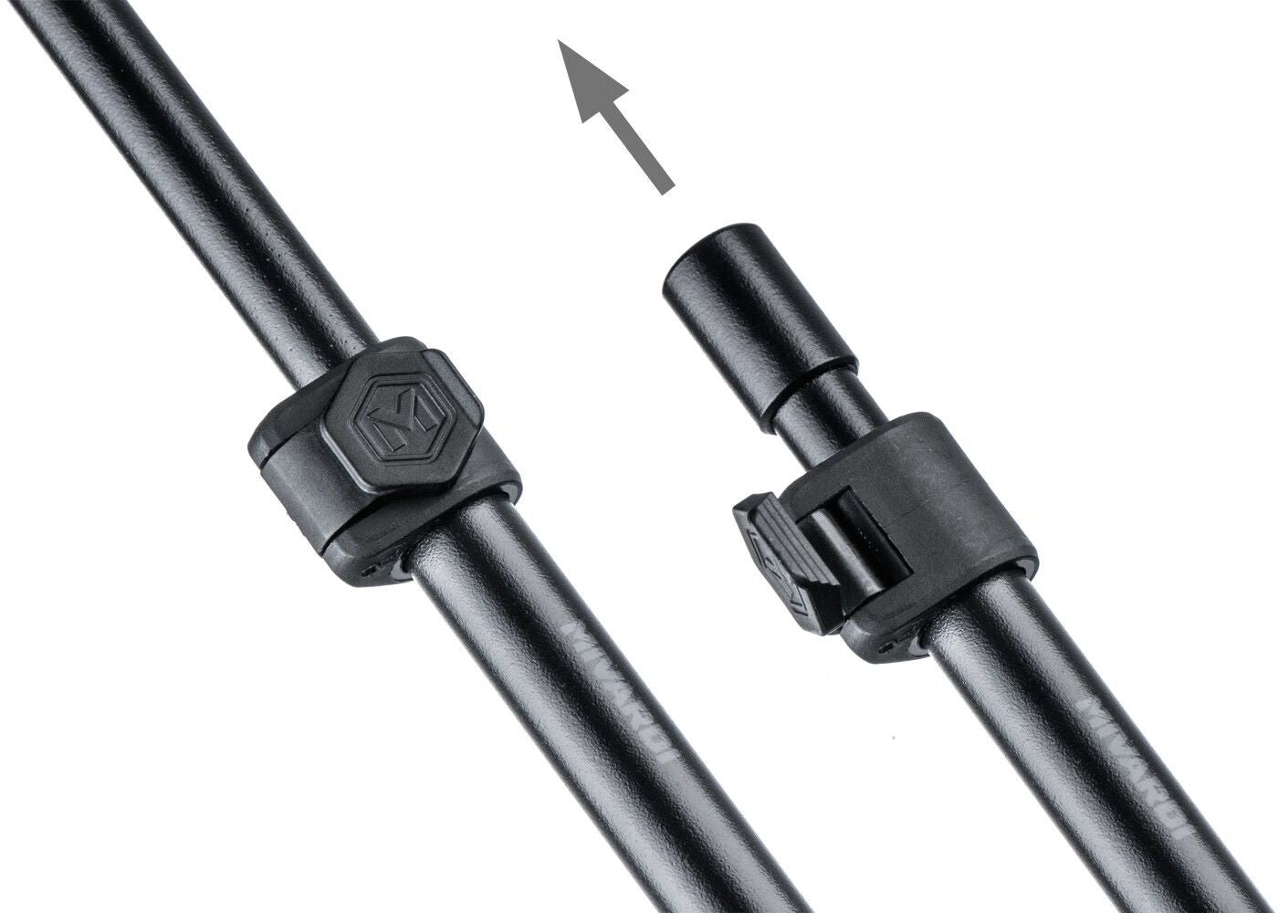 Pichet MIVARDI Aluminium Bankstick Professional Long Spike, Black, 60-105cm, 1buc/pac