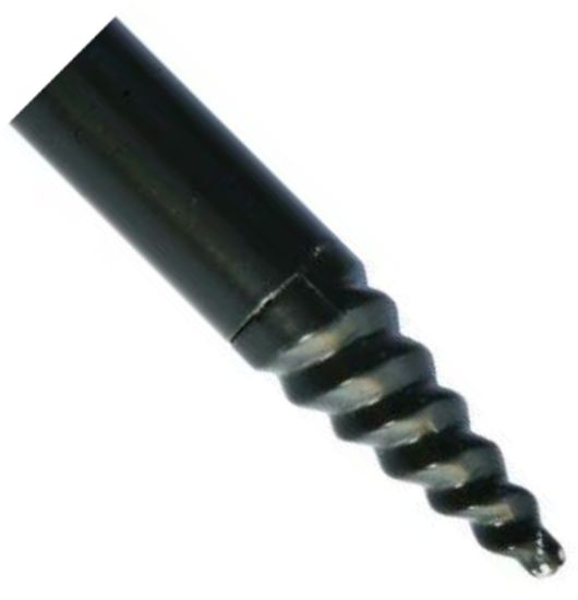 Pichet Telescopic Filfishing Aluminiu Bank Stick Cu Cap Burghiu, 30cm