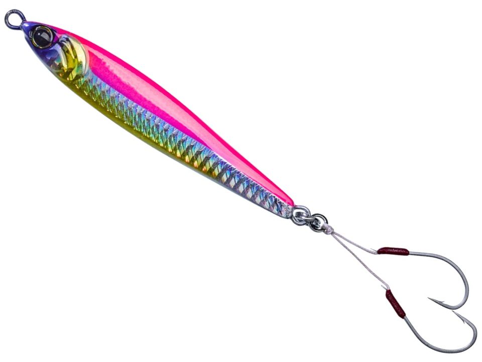 Pilker ILLEX Seabass Anchovy Metal Pink Silver 1buc/pac