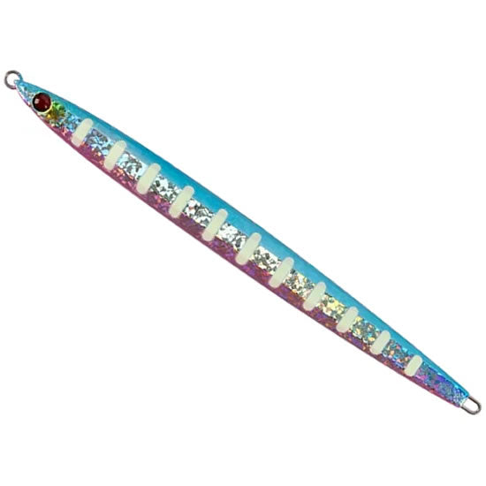 Pilker MUSTAD Mezashi Jig Slim, True Sardine Glow, 80g, 16.00cm