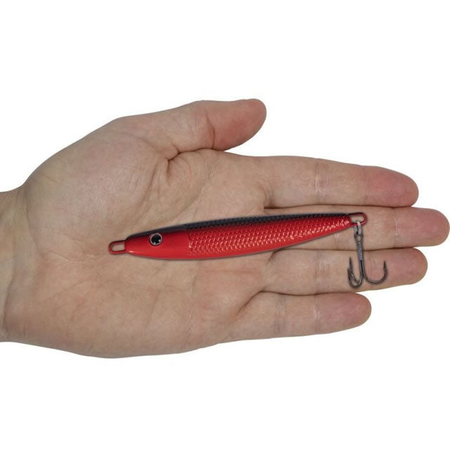 Pilker Rhino Slo Slide, Black/Red, 55g