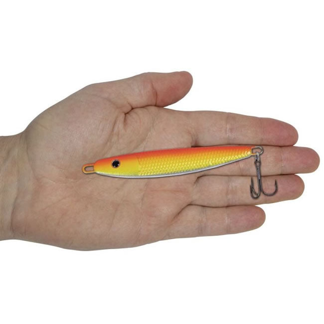 Pilker Rhino Slo Slide, Red/Orange/Silver, 55g