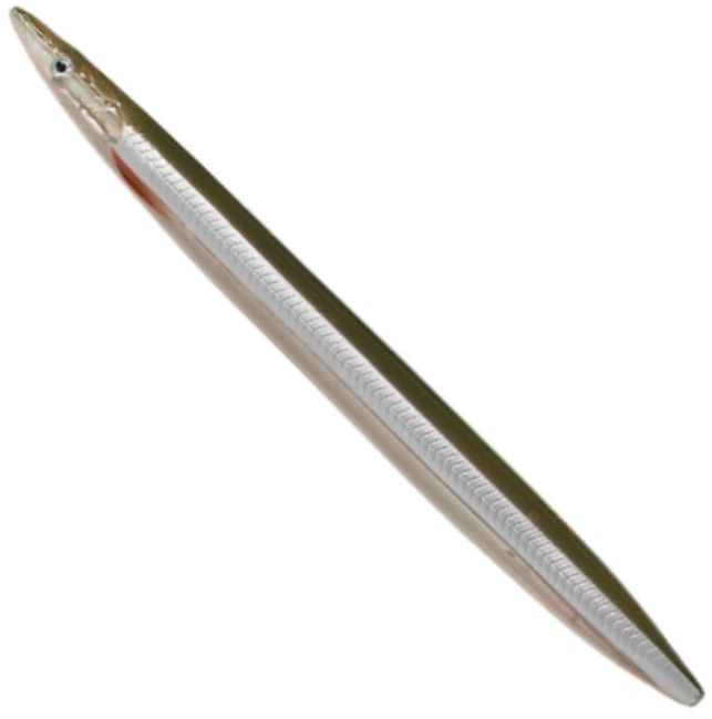 Pilker SAVAGE GEAR 3D Line Thru Sandeel Sinking, Sandeel Ghost, 19g, 12.5cm, 1buc/pac