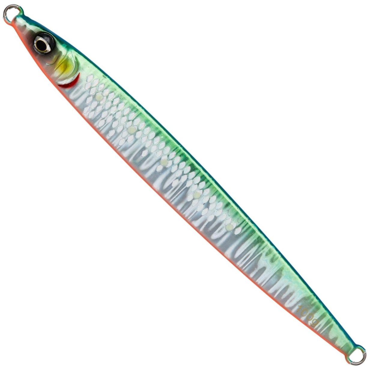 Pilker SAVAGE GEAR Sardine Slider XS, UV BGO, 15.5cm, 100g, 1buc/pac