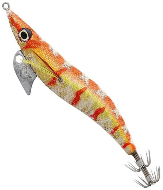 Pilker SAVAGE GEAR Squid Dealer 3.0, Fire Shrimp, 14.3g, 10cm, 1buc/pac