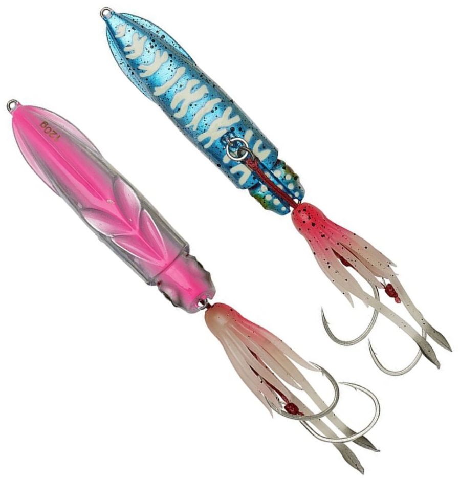 Pilker SAVAGE GEAR Swimsquid Inchiku, Blue Pink Glow, 9.7cm, 150g, 1buc/pac 