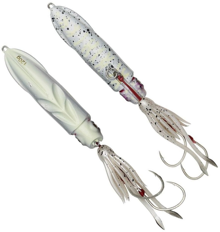 Pilker SAVAGE GEAR Swimsquid Inchiku, White Glow, 9.7cm, 150g, 1buc/pac 