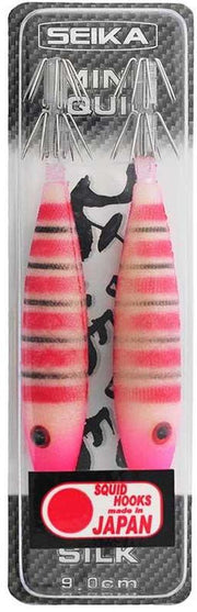 Pilker TUBERTINI Jig Seika Predator Fishing Mini Squid Soft Silk, Culoare 38, 9cm, 2buc/pac
