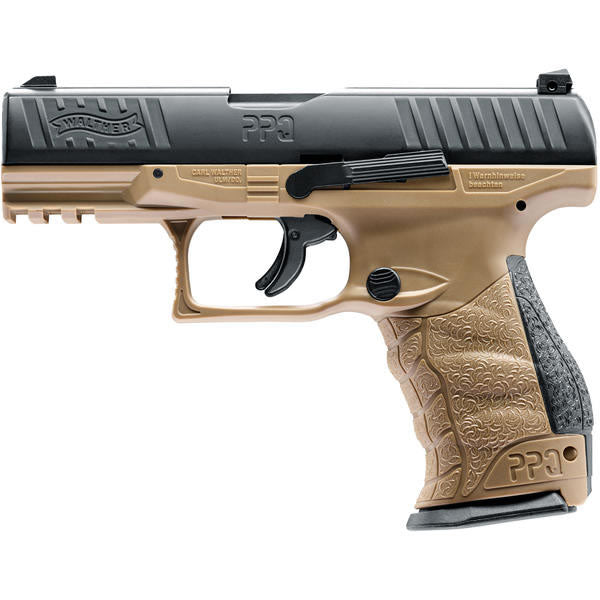 Pistol Umarex CO2 Airsoft Walther PPQ M2 T4E FDE CAL.43 8BB 5J