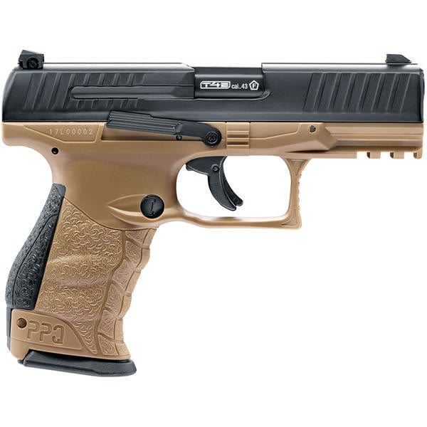 Pistol Umarex CO2 Airsoft Walther PPQ M2 T4E FDE CAL.43 8BB 5J