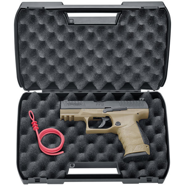 Pistol Umarex CO2 Airsoft Walther PPQ M2 T4E FDE CAL.43 8BB 5J