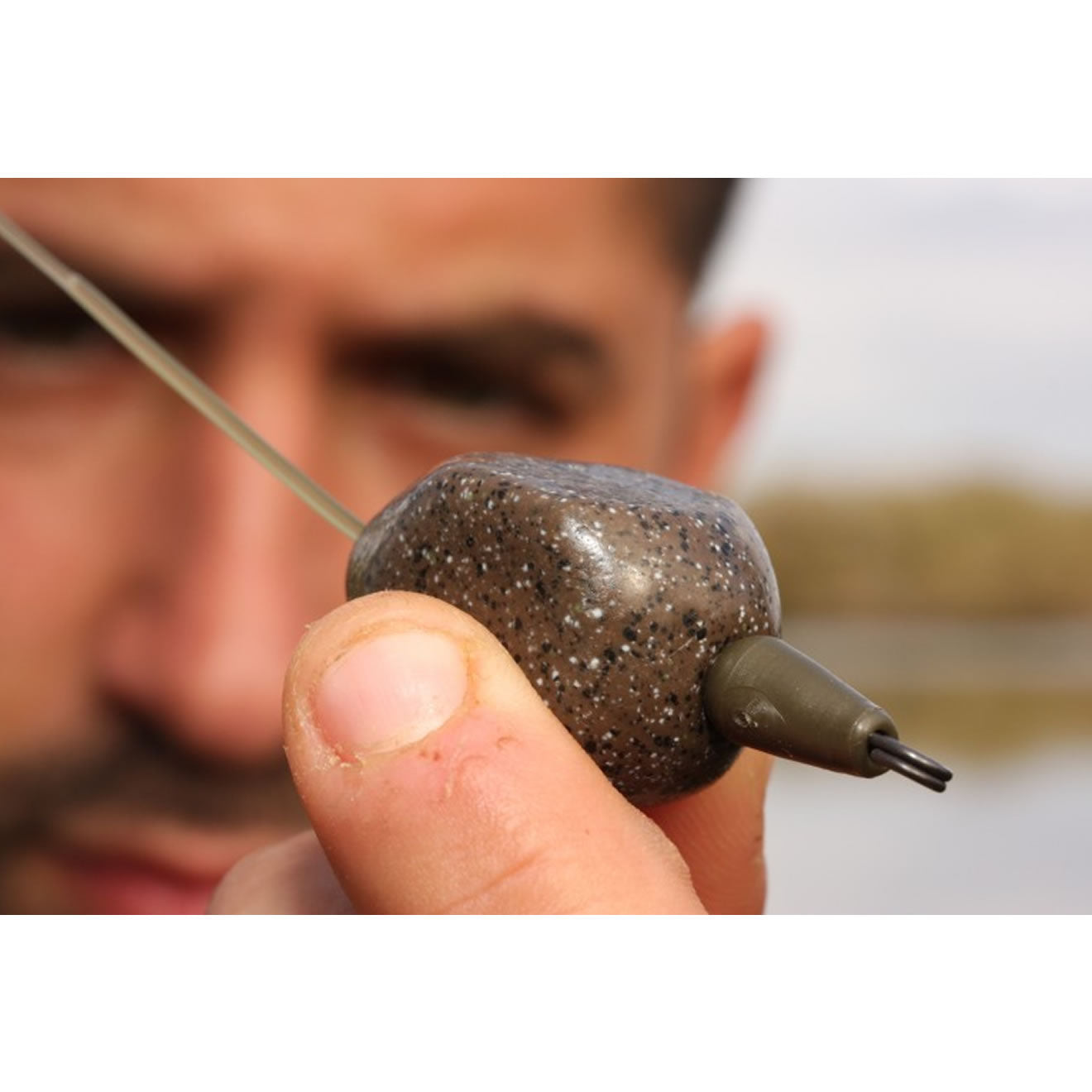 Plumb Inline KORDA Square Pear Lead, 4oz/112gr, 2buc/pac