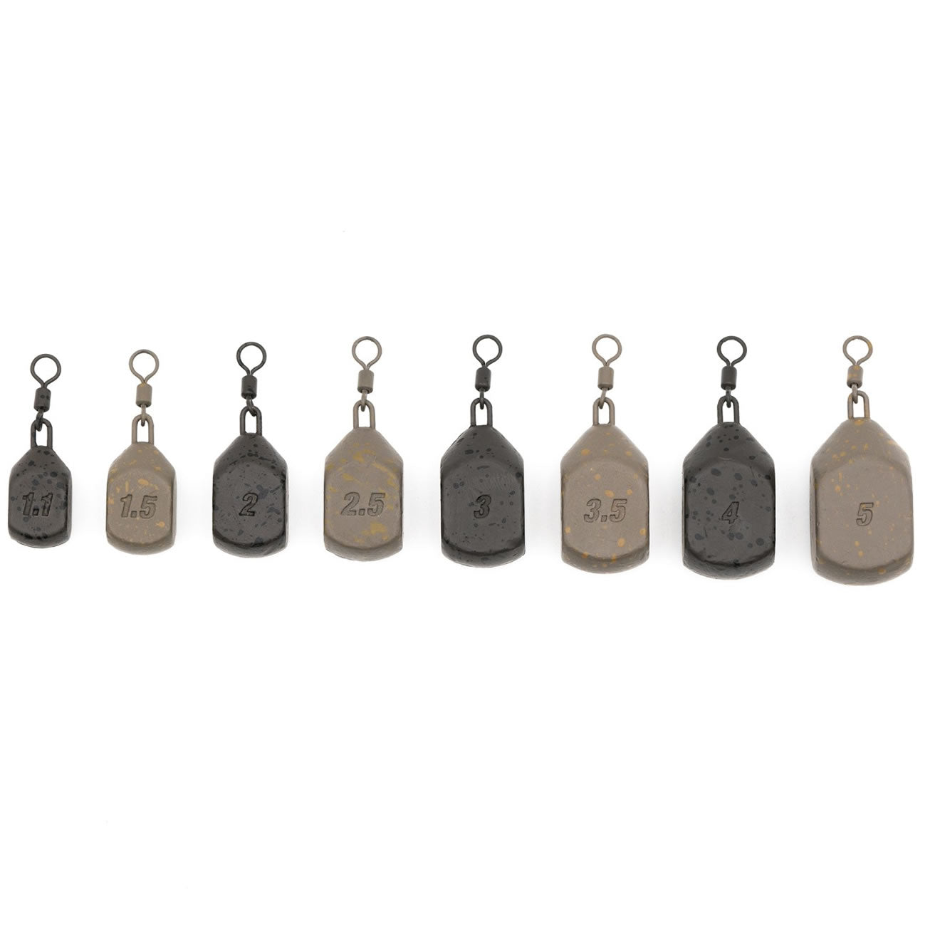 Plumb KORDA Square Pear Swivel, 5oz/140gr, 2buc/pac