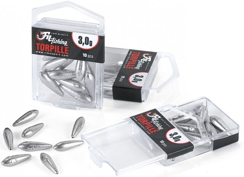 Plumbi Filfishing Torpile Culisanti Cu Silicon 10buc/pac