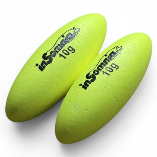 Pluta Culisanta Somn INSOMNIA U-Float, 10g, Galben Neon, 2buc/pac