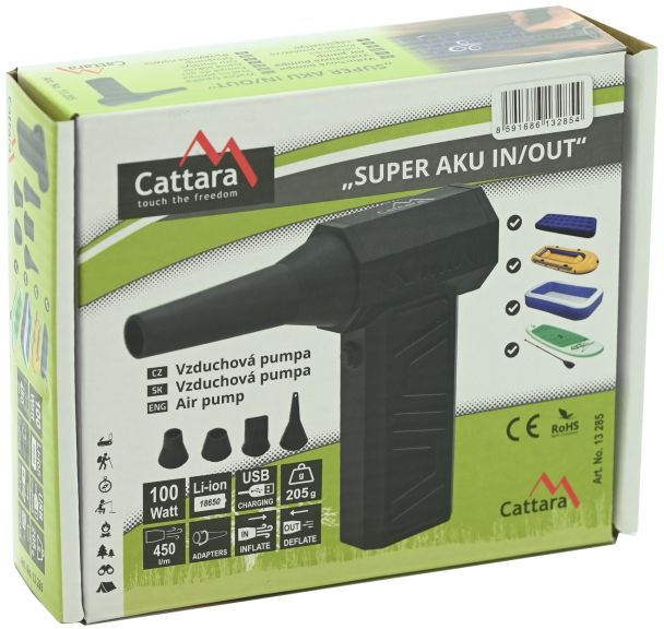 Pompa Cu Acumulator CATTARA, USB-C, 450l/min - TT13285