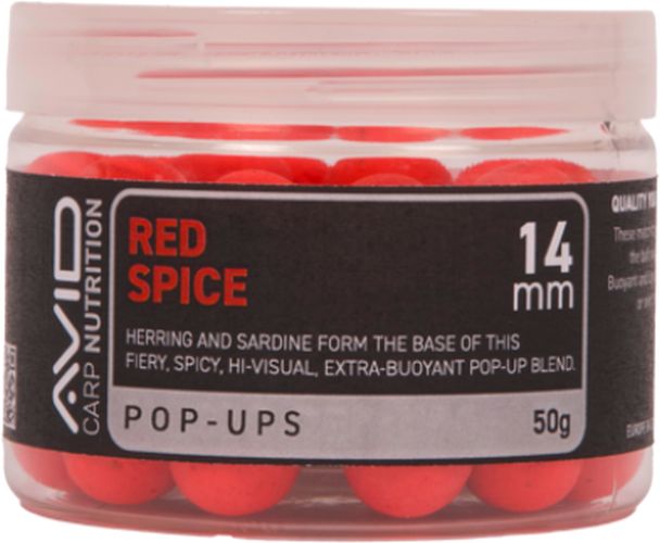 Pop Up AVID Pop-Ups, Red Spice Rosu, 14mm, 50g