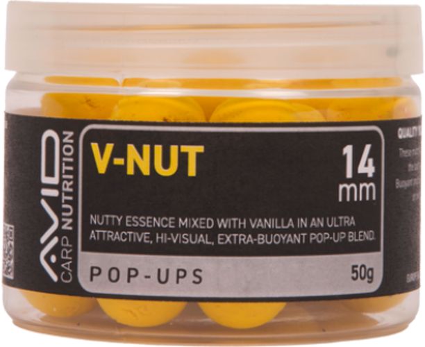 Pop Up AVID Pop-Ups, V-Nut Yellow, 14mm, 50g
